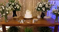 Decoração da mesa da festa